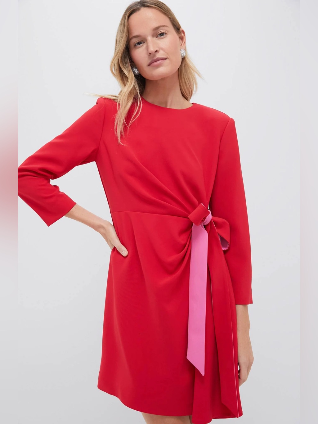Tuckernuck Poppy And Hot Pink Sienna Wrap Dress Sz Xs Like New